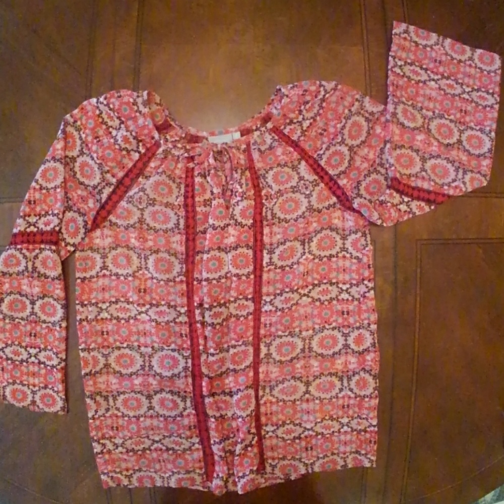 eShakti Women's M/10 Boho Blouse